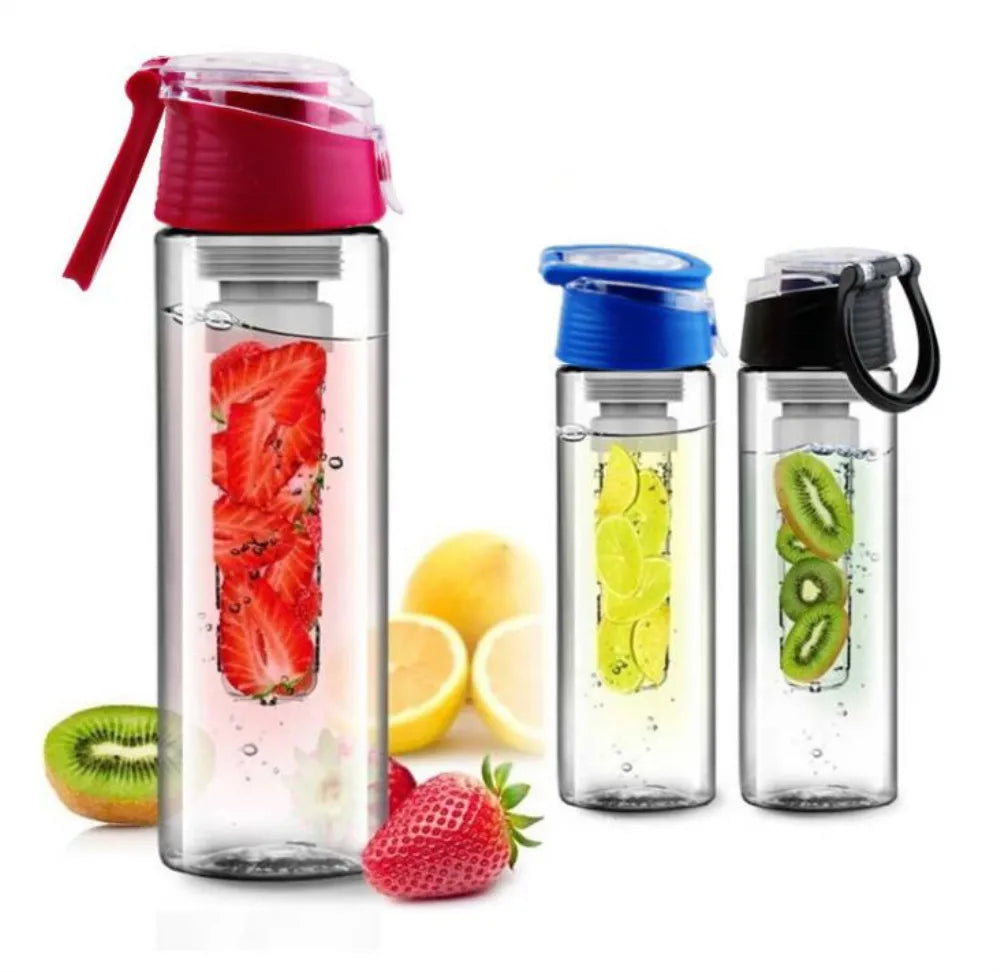 700ML Sports Lemon Juice Bottle Portable Fruit Infusing Infuser Water Bottle Camping Travel Bottles