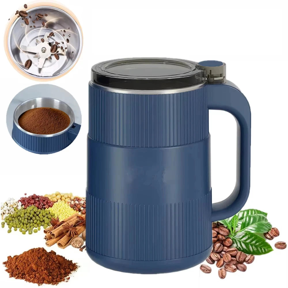 Multifunctional Home Grains Grinder Electric Coffee Grinder Household Small Powder Grinding Machine Ultra-fine Grinder Home Tool